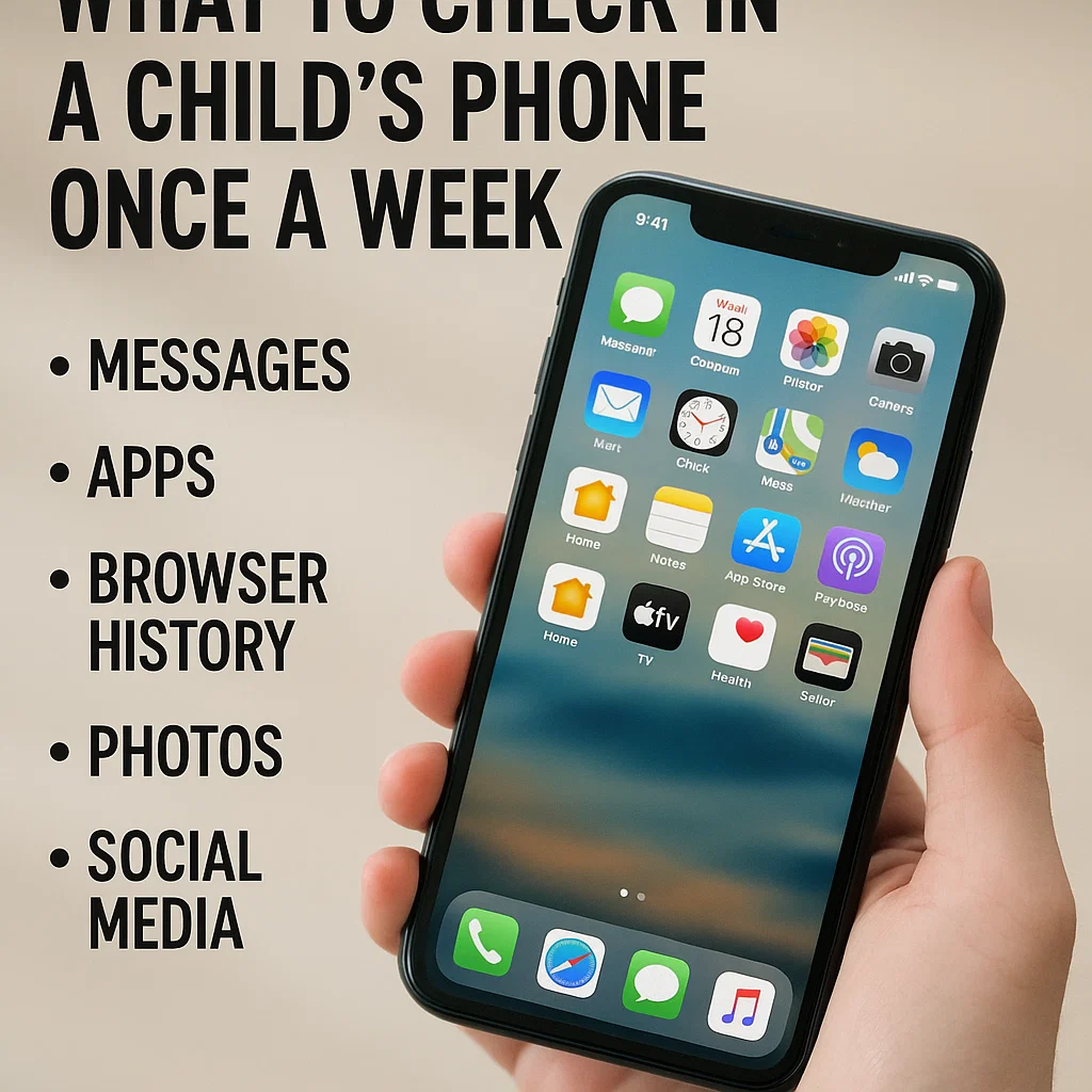 The 15-Minute Safety Check: A Practical Guide on What to Check in a Child's Phone Once a Week