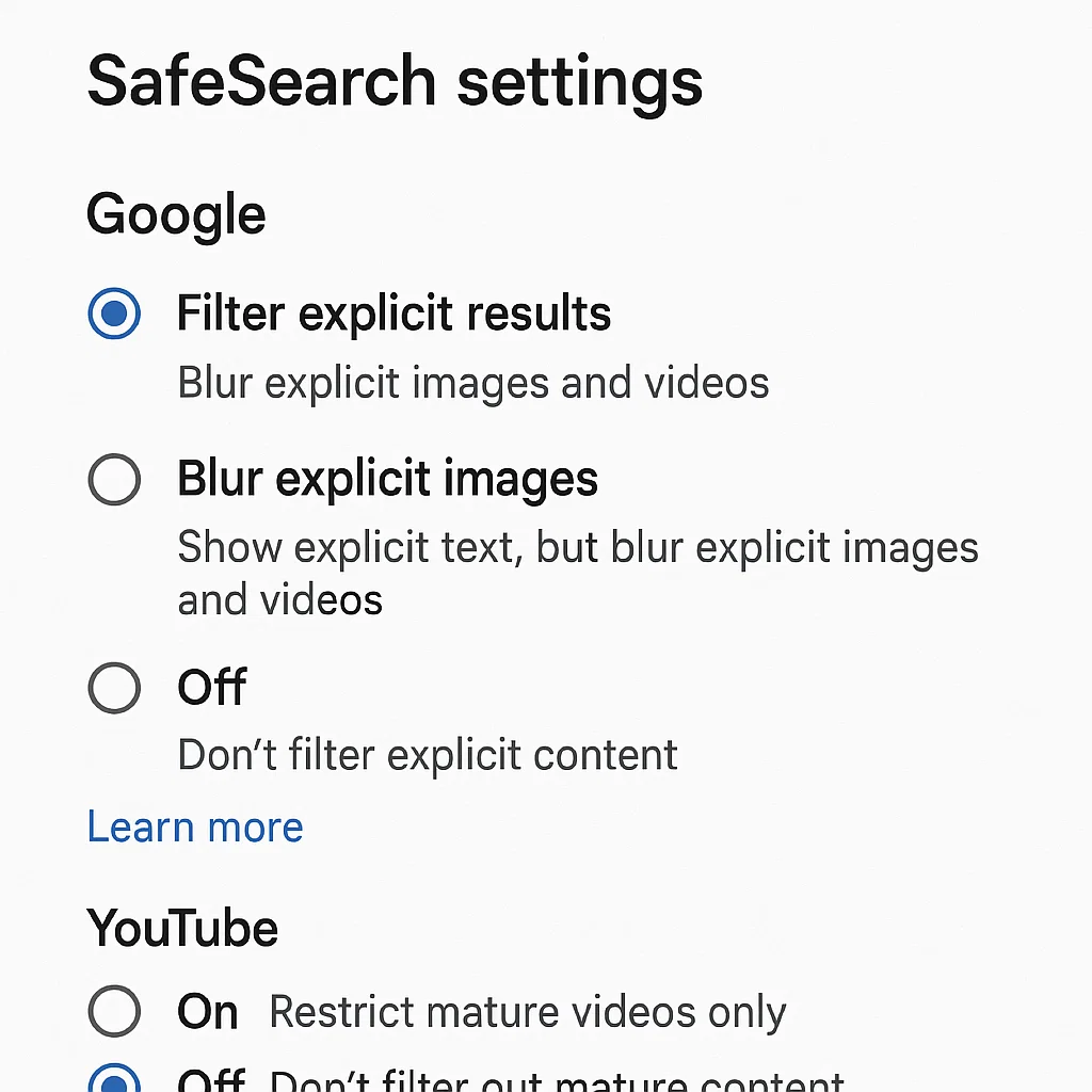 The Ultimate Guide to Safe Search Settings for Google and YouTube