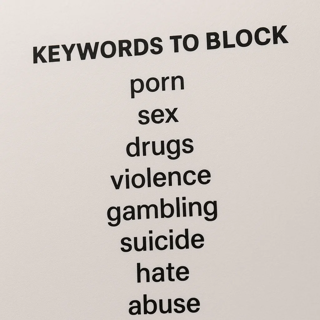 The Essential Guide to Keywords to Block for Parental Control in 2024