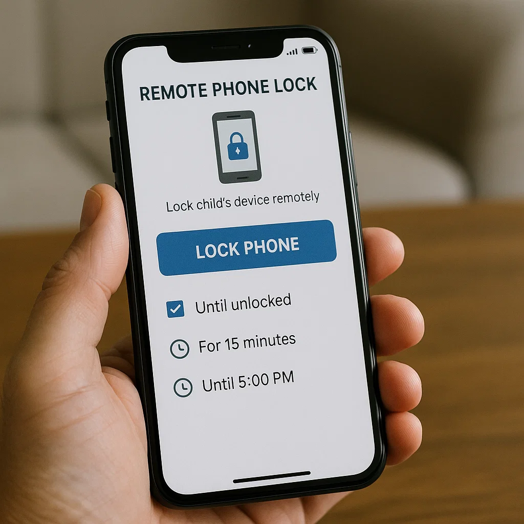 Beyond Screen Time: How Remote Phone Lock Apps for Parents Protect More Than Just Attention