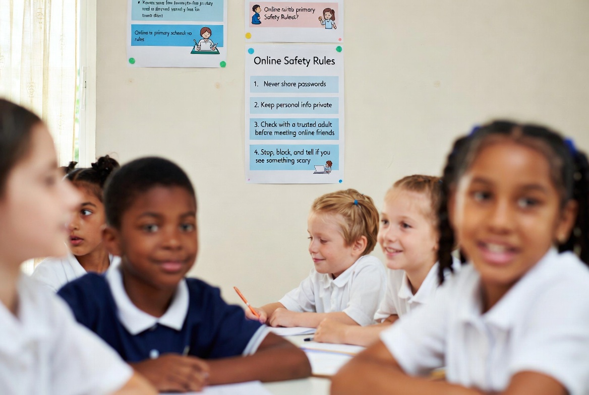 The Essential Guide to Online Safety Rules for Primary School Kids - Ultimate Phone Spy blog article about null
