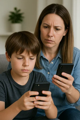 Guiding, Not Snooping: A Balanced Approach to Monitoring a Child's Phone Without Spying