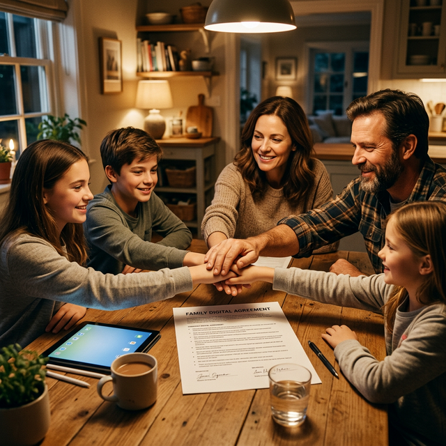 The Family Digital Agreement: Your Blueprint for Peace in a Connected Home - Ultimate Phone Spy blog article about null