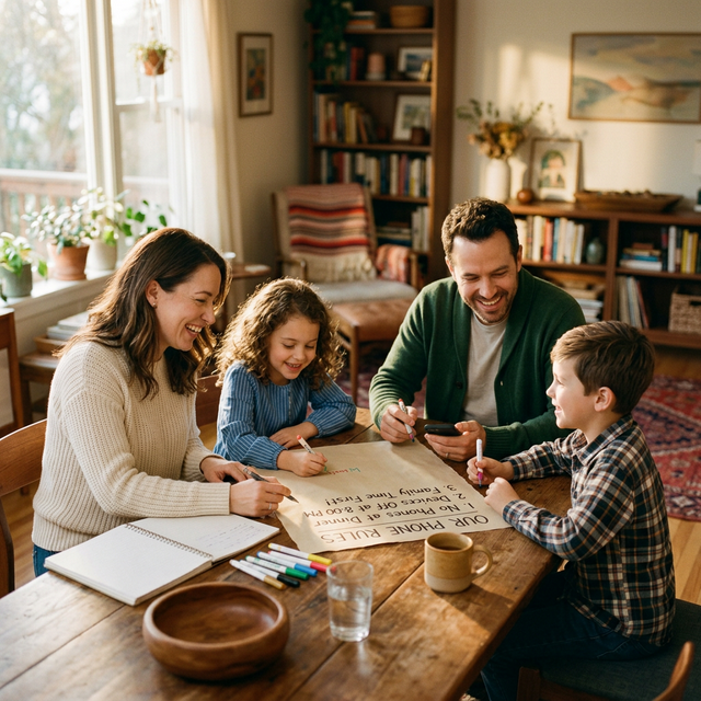 From Conflict to Connection: How to Create Shared Family Phone Guidelines That Work - Ultimate Phone Spy blog article about null