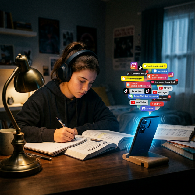 The Silent Battle for Your Teen's Attention: A Practical Guide to Managing Phone Notifications - Ultimate Phone Spy blog article about null
