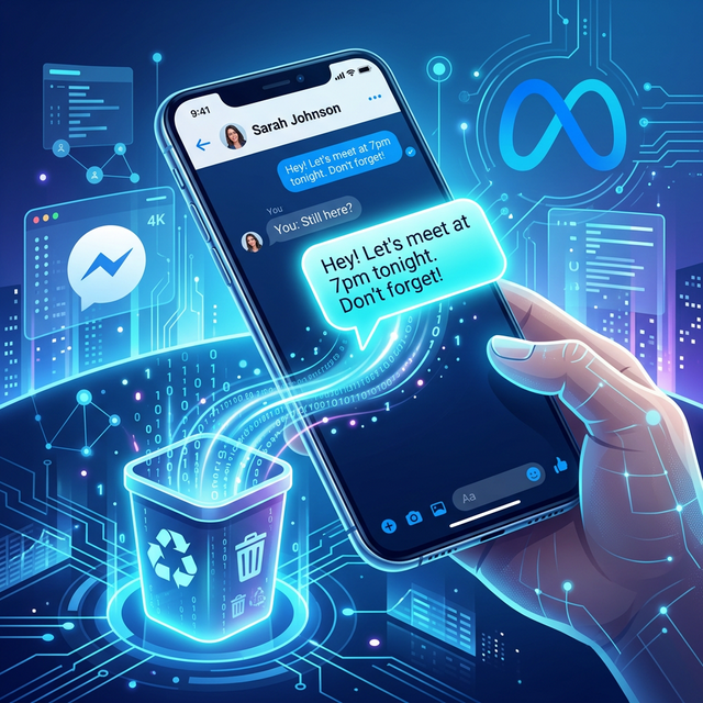 How to Recover Deleted Facebook Messenger Messages - Ultimate Phone Spy blog article about Parental Controls