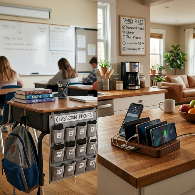 From the Classroom to the Living Room: Creating Consistent School Phone Policy and Home Rules - Ultimate Phone Spy blog article about null