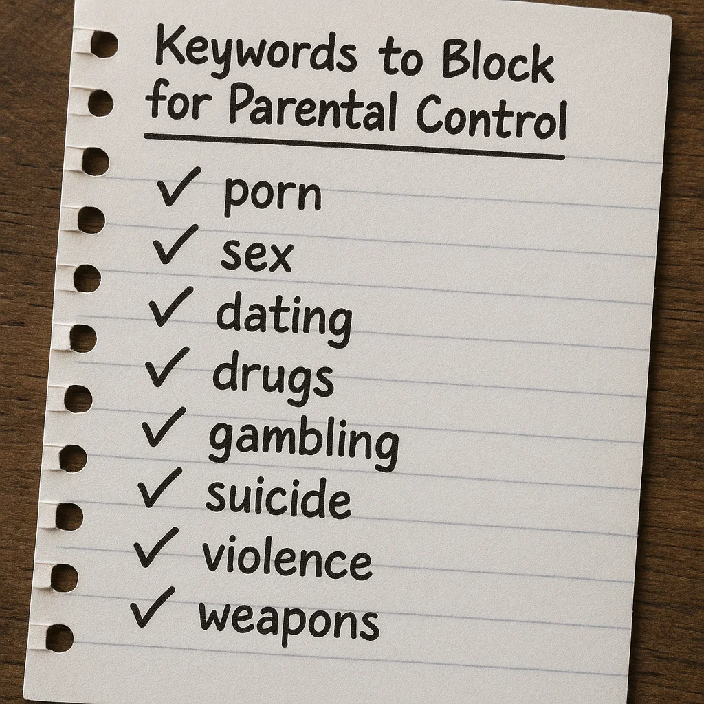 The Essential List of Keywords to Block for Parental Control: A 2024 Expert Guide